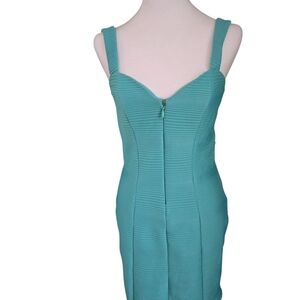 Teal Sleeveless Bodycon Dress